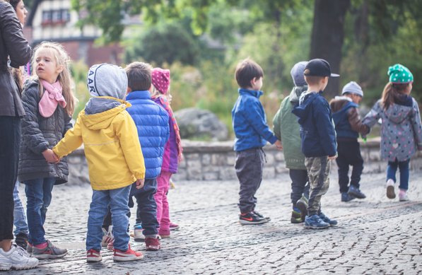 Children playing outdoors