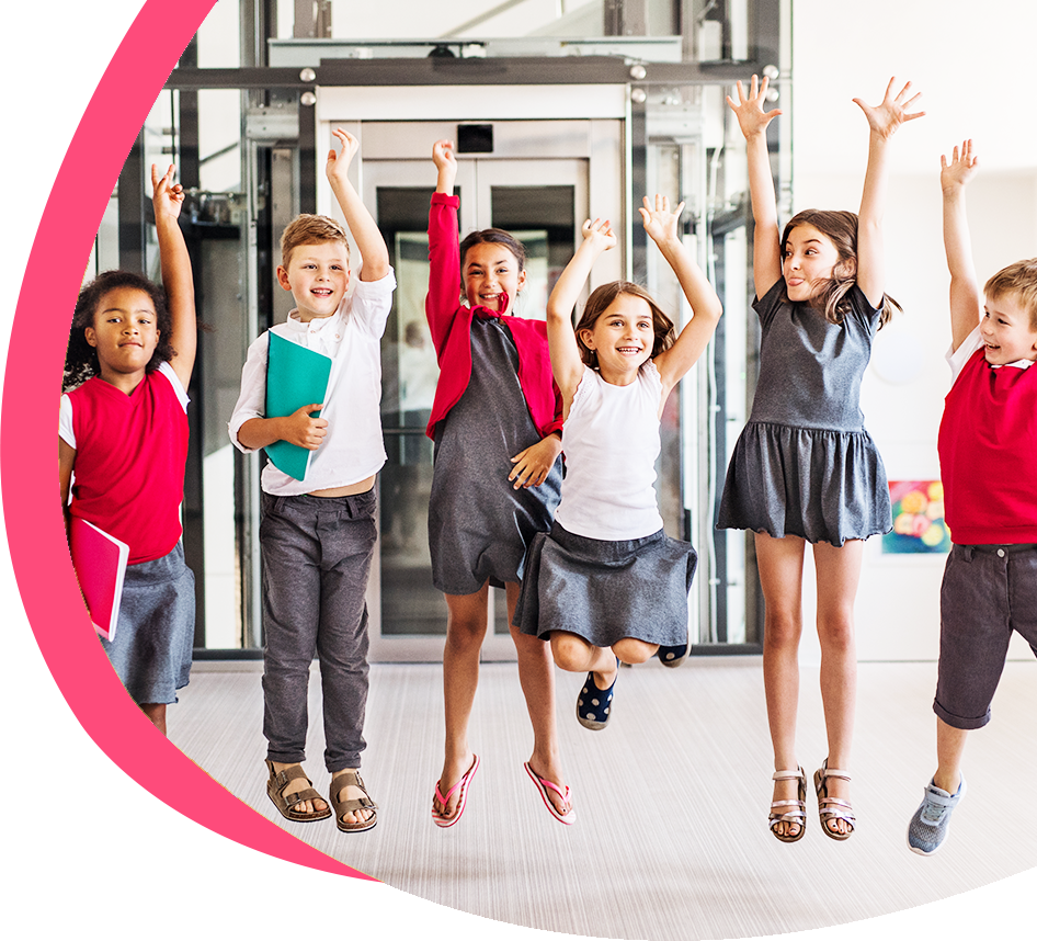 Happy children at Jump Kindergarten